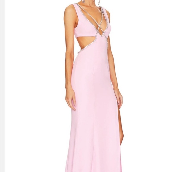 Majorelle Matteson Maxi Backless Dress in Bubblegum Pink - Picture 3 of 8